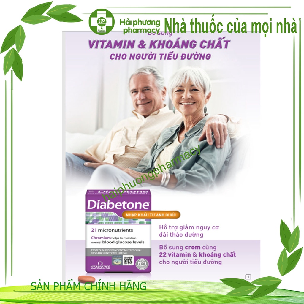 Diabeton hộp 30 viên , Ngăn ngừa biến chứng của bệnh tiểu đường. Duy trì sự ổn định của đường huyết