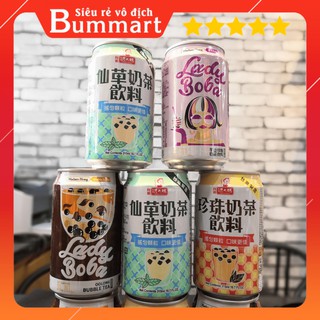 SET 5 LON TRÀ SỮA TRÂN CHÂU MADAM HONG ĐÀI LOAN (315ml)