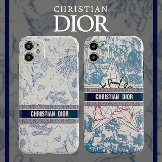 DIOR Ốp Lưng Mềm In Hình Bản Đồ Thời Trang Cho Iphone11 11pro 11pro Max Iphone7 / 8 / Se2020 7 + 8 + Apple X Xr Xsmax