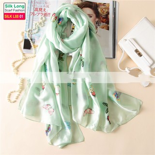 KHĂN CHOÀNG CỔ LỤA THỜI TRANG CAO Cấp 14