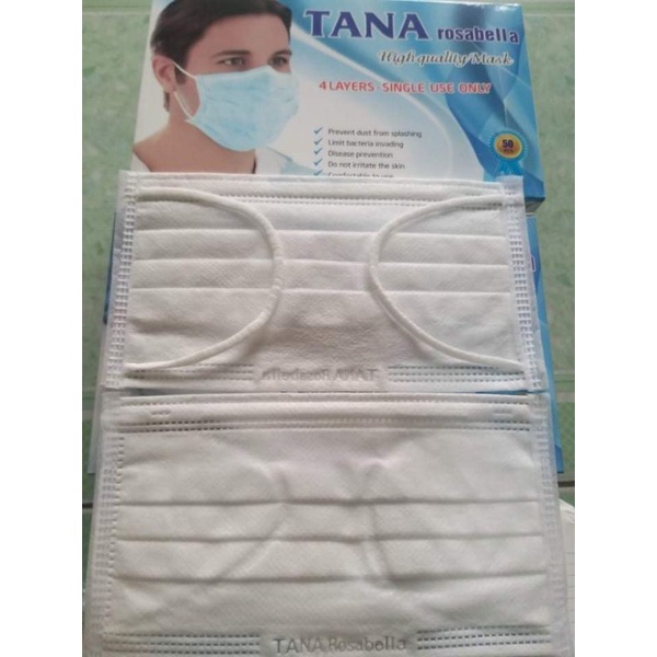 khẩu trang y tế 4 lớp (xanh, xám,trắng, hồng) | BigBuy360 - bigbuy360.vn