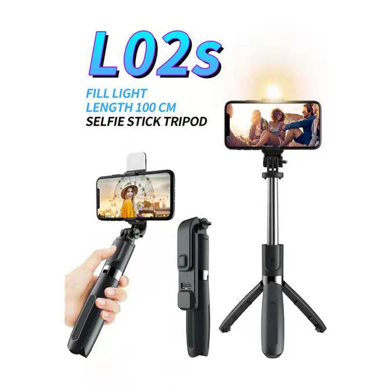 Gậy Chụp Ảnh Tự Sướng L02S Tích Hợp Đèn Led | BigBuy360 - bigbuy360.vn