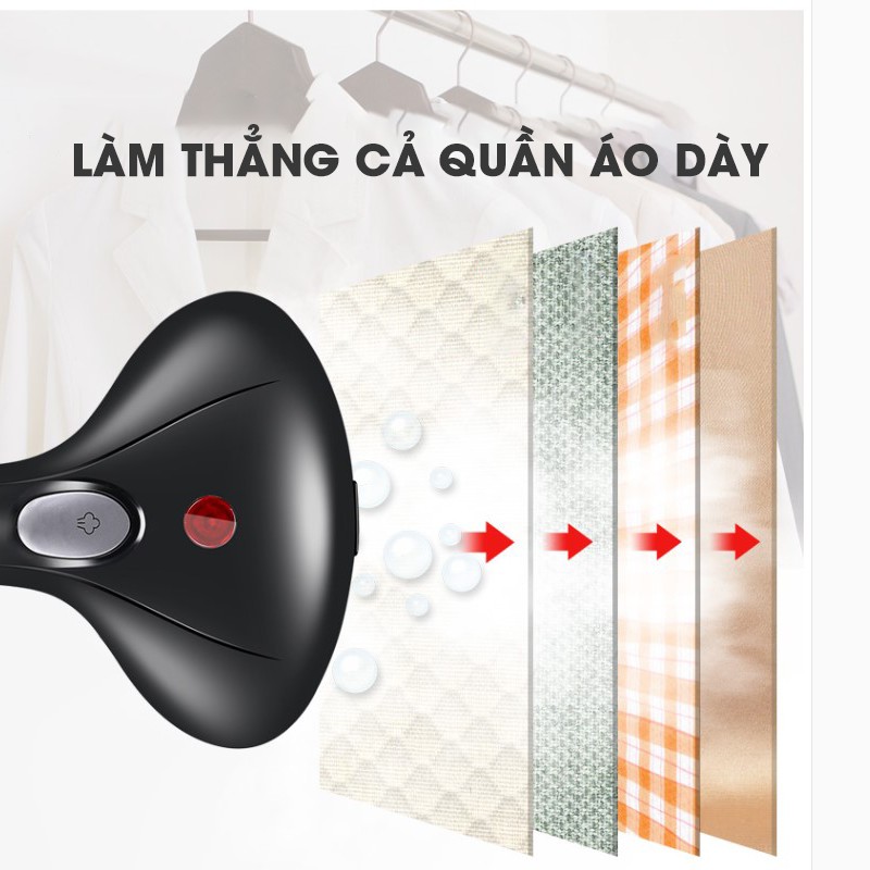 Bàn Là Hơi Nước Cầm Tay Cao Cấp GARMENT STEAMER, bàn ủi hơi nước gấp gọn - Tiện lợi, chính hãng!