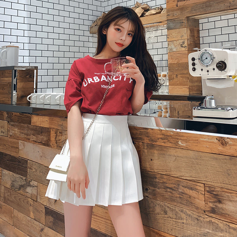 Chân váy chữ A xếp ly cạp cao ôm dáng thời trang 2020 | BigBuy360 - bigbuy360.vn