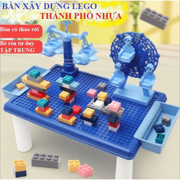 Đồ Chơi Xếp Hình Lego Thành Phố Nhựa 69 Chi Tiết Bản To