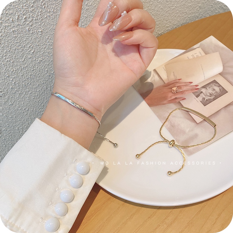 Vòng đeo tay thời trang Hàn Quốc thanh lịch cho nữ