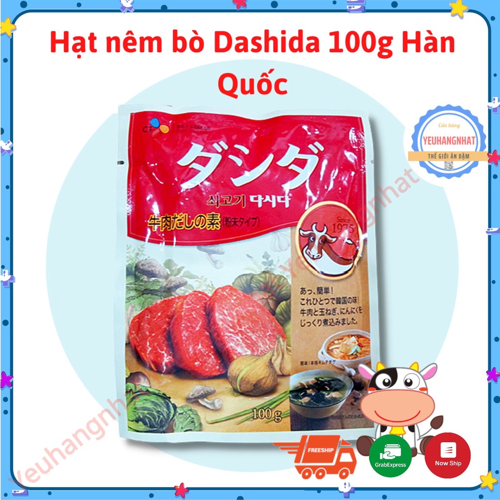 Hạt Nêm Bò Dashida Nhật Cho Bé 100g