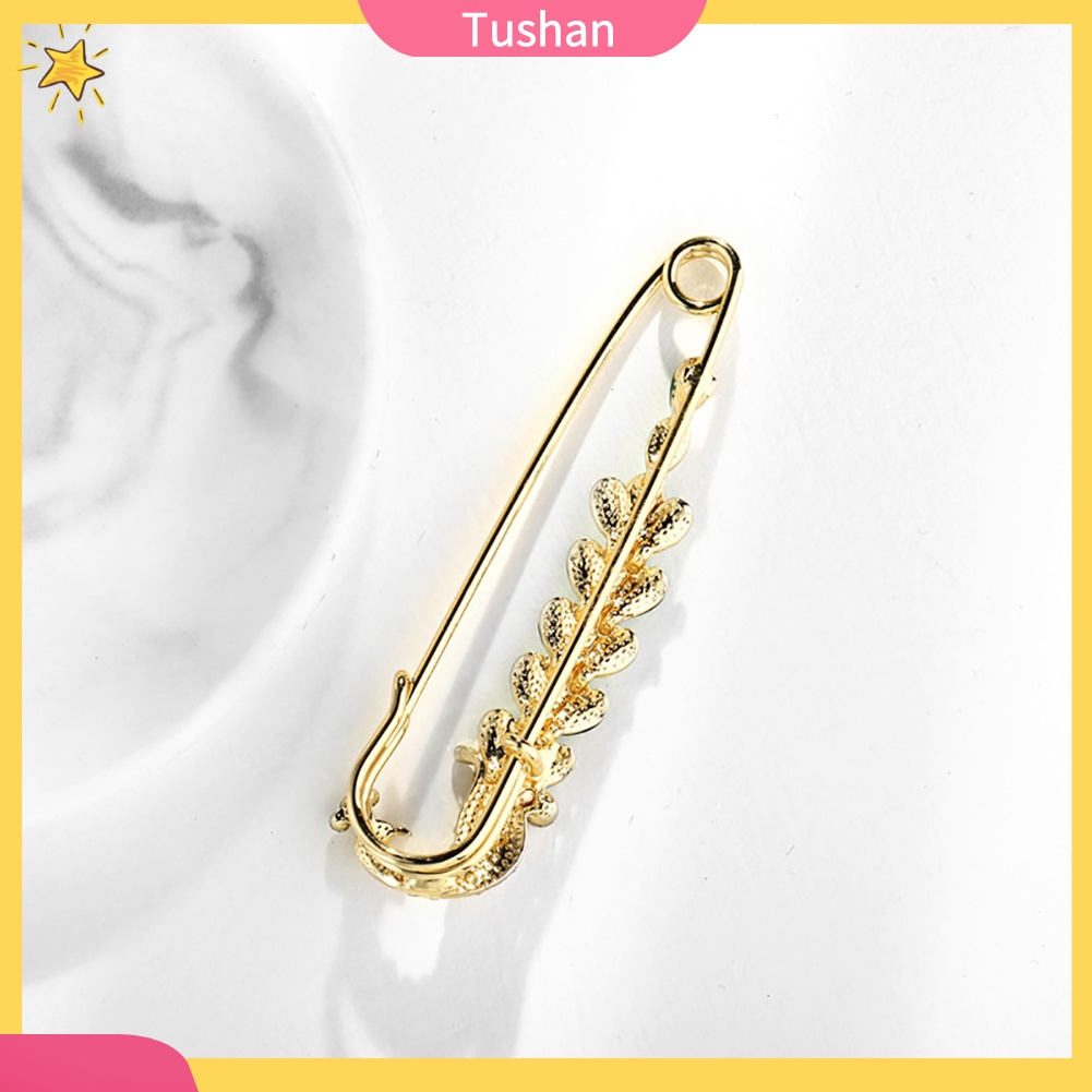 Ghim Cài Áo Hình Kim Băng Đính Đá Nhân Tạo Thời Trang Cho Nữ