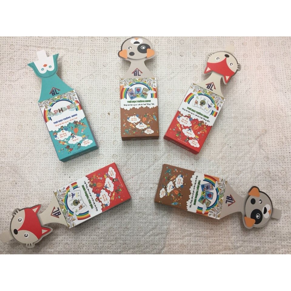 Bộ thẻ học thông minh 36 hoặc 44 thẻ cho bé