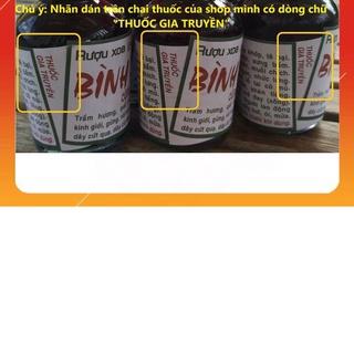 Combo 10 chai dầu xoa bóp, rượu xoa bóp xương khớp gia truyền bình an công chính