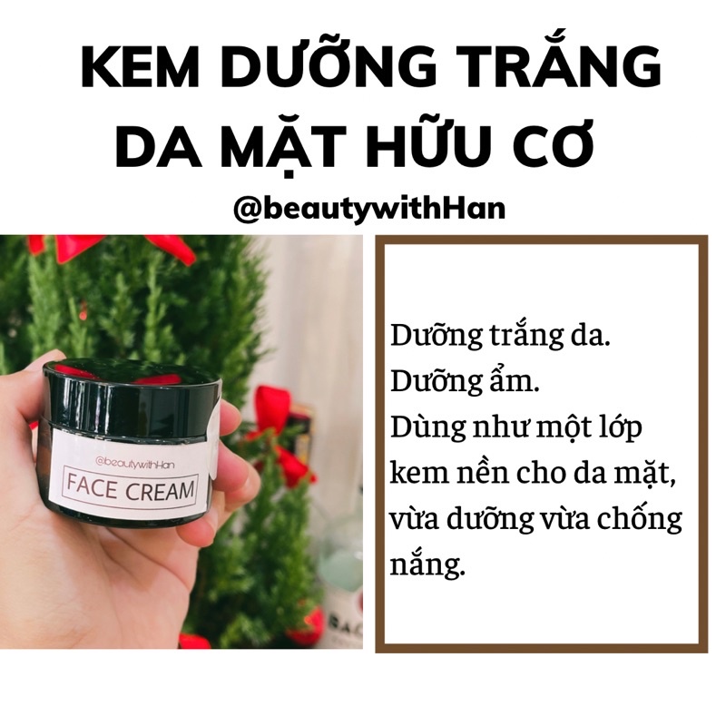 Kem dưỡng trắng da mặt Hoa Hồng @beautywithHan