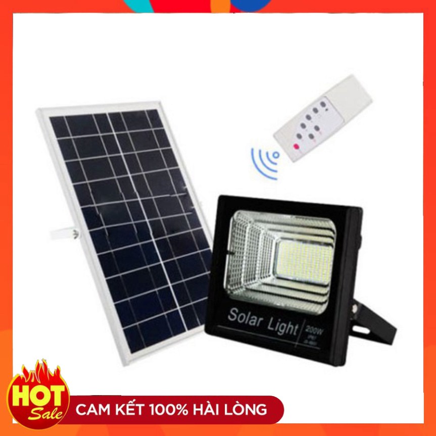 Đèn năng lượng mặt trời chính hãng SOLAR LIGHT 100w 50w siêu sáng pin sạc tách rời , có remot điều khiển từ xa