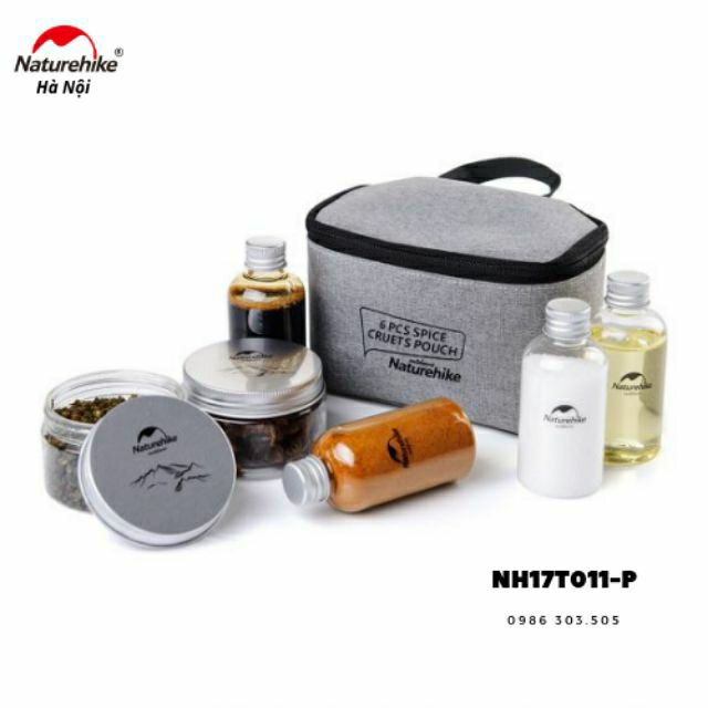 [Freeship Extra] Bộ lọ đựng gia vị dã ngoại Naturehike kèm túi NH17T011-P | BigBuy360 - bigbuy360.vn