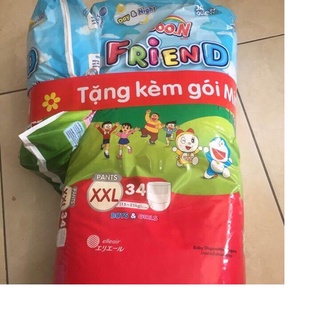 BỈM/TÃ QUẦN GOON FRIEND TẶNG BỊCH Mini ĐỦ SIZE S62+5/M58+5/L48+5/XL42+5/XXL34+5