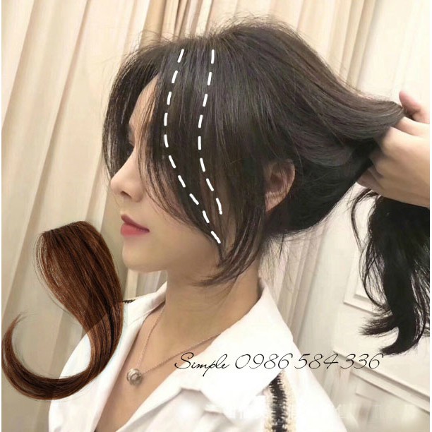 Tóc chia 2 mái quyến rũ