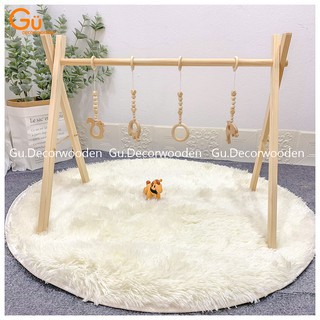 Kệ Chữ A Bằng Gỗ - Đồ Chơi Phát Triển Toàn Diện Cho Bé babys Two