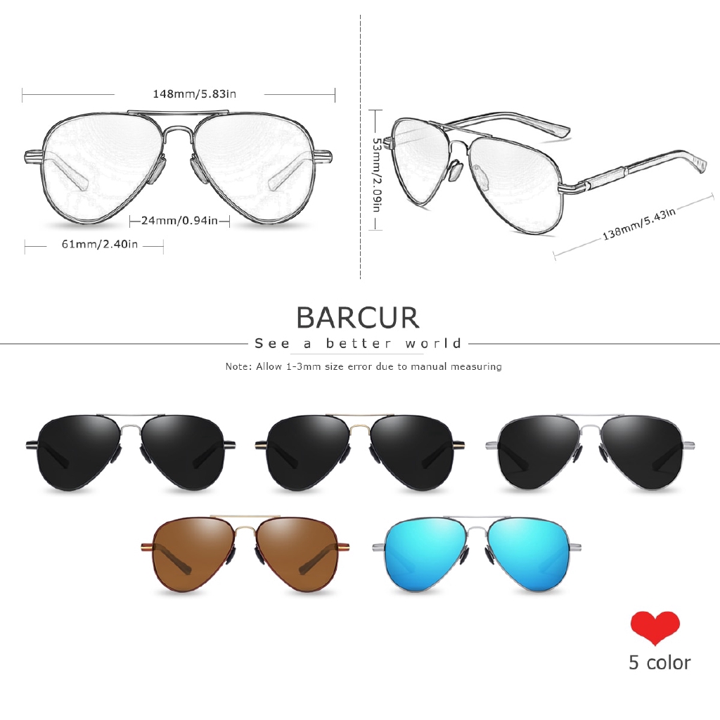 Kính mát phân cực thời trang dành cho nam | BigBuy360 - bigbuy360.vn
