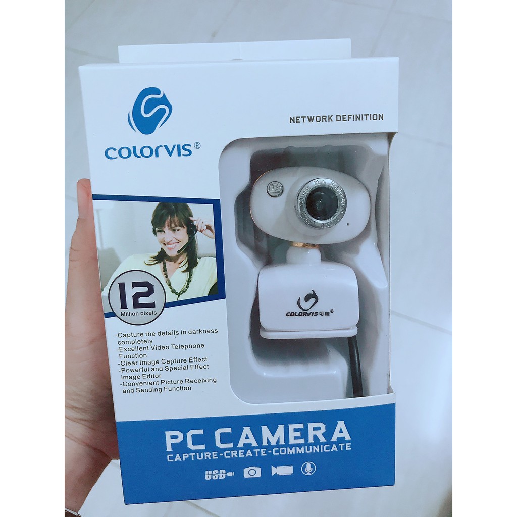WEBCAM COLORVIS ND80 CÓ MIC 5.0Mp RÕ NÉT | BigBuy360 - bigbuy360.vn