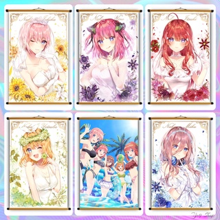 Poster Vải Anime Go-Toubun No Hanayomeme (2)