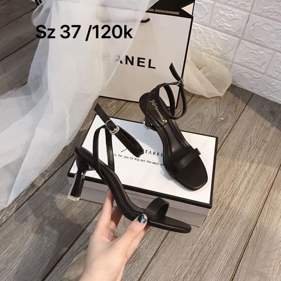 Sale 99k SANDAL CAO GÓT DA LÌ GÓT NHỌN  BÍT GÓT  video + ảnh thật
