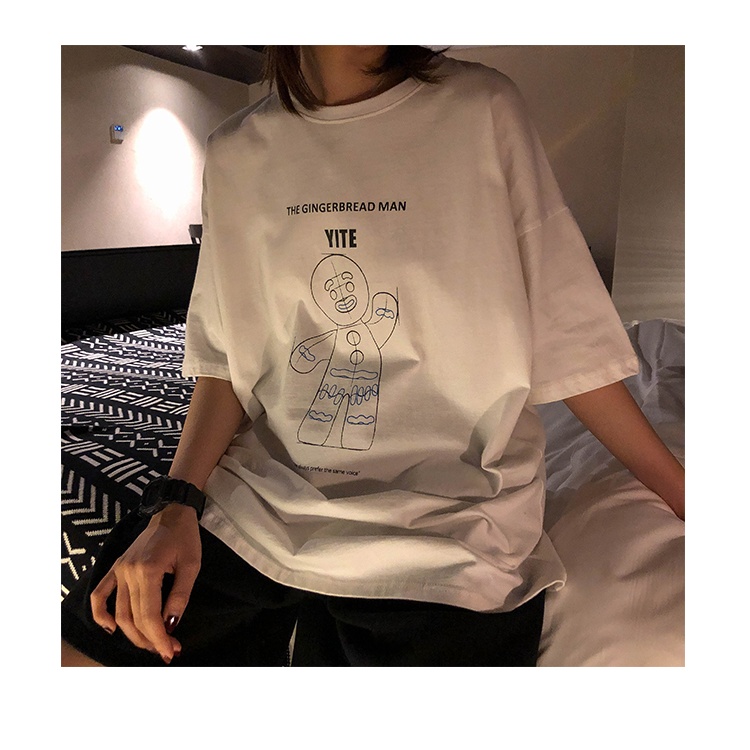 Áo thun tay lỡ  YITE  phông Unisex nam nữ tee oversize form rộng pull Ulzzang Streetwear Hàn Quốc vải mềm