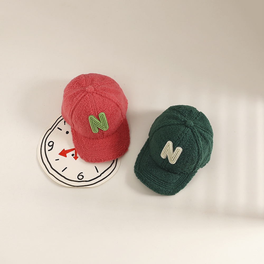 Mũ Lưỡi Trai Màu Sắc Kẹo Ngọt Thêu Chữ Phong Cách Hàn Quốc Cho Bé