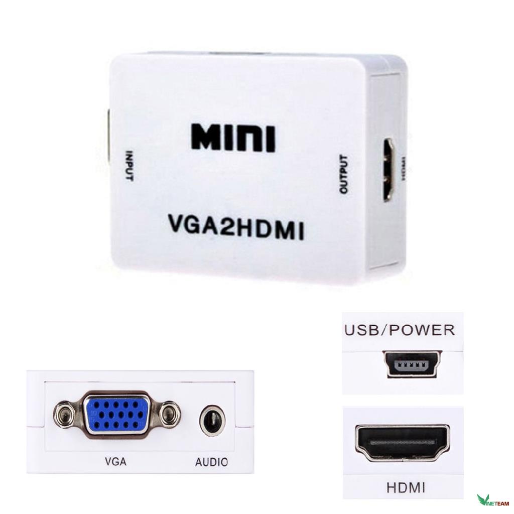 Hộp chuyển Mini AV ra HDMI, AV to HDMI, AV sang HDMI-FullHD 1080p/ 720 -dc896
