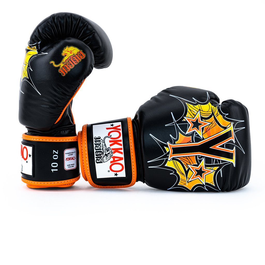 Găng tay Boxing Yokkao FYGL-69 Pad Thai - Black