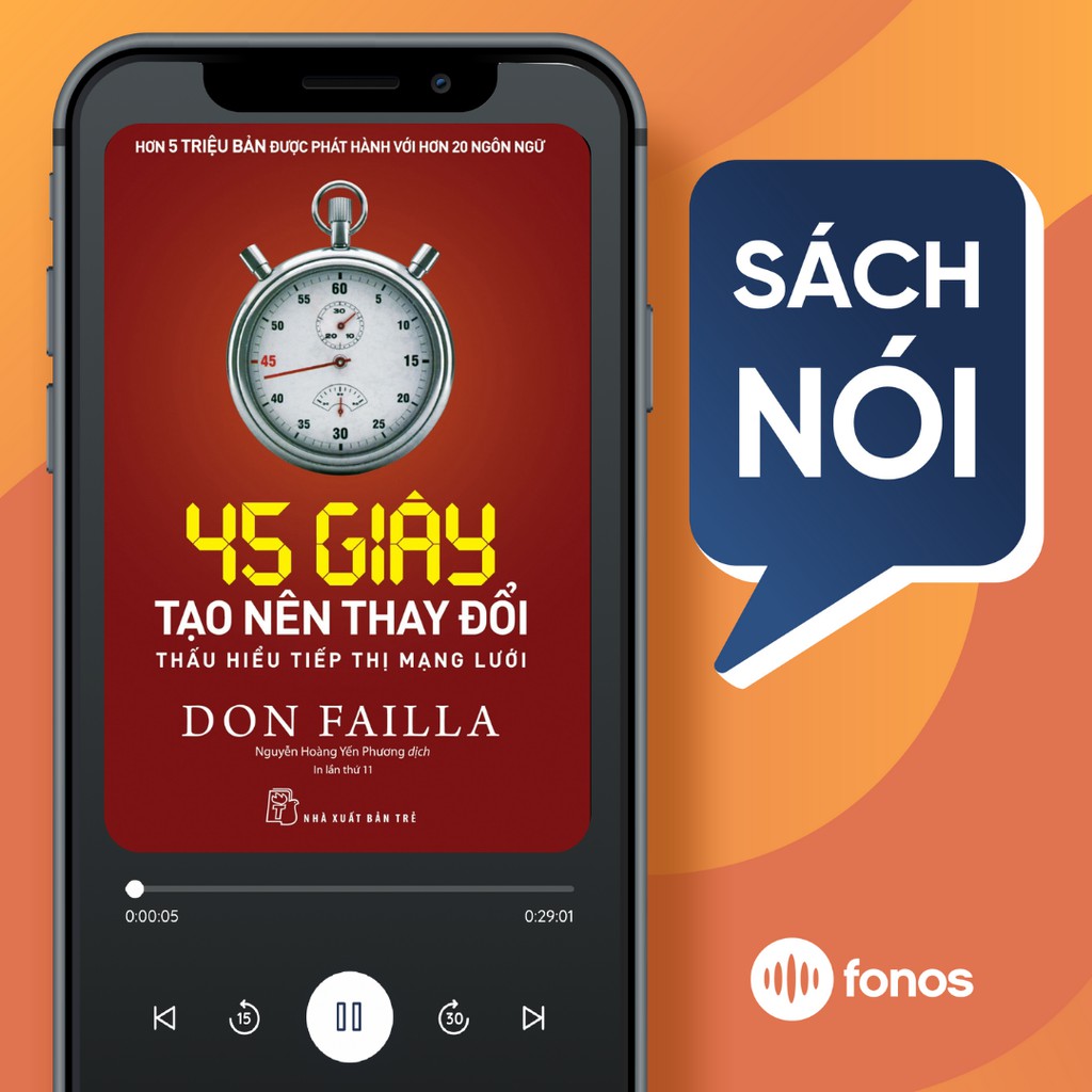 Sách nói: 45 Giây Tạo Nên Thay Đổi