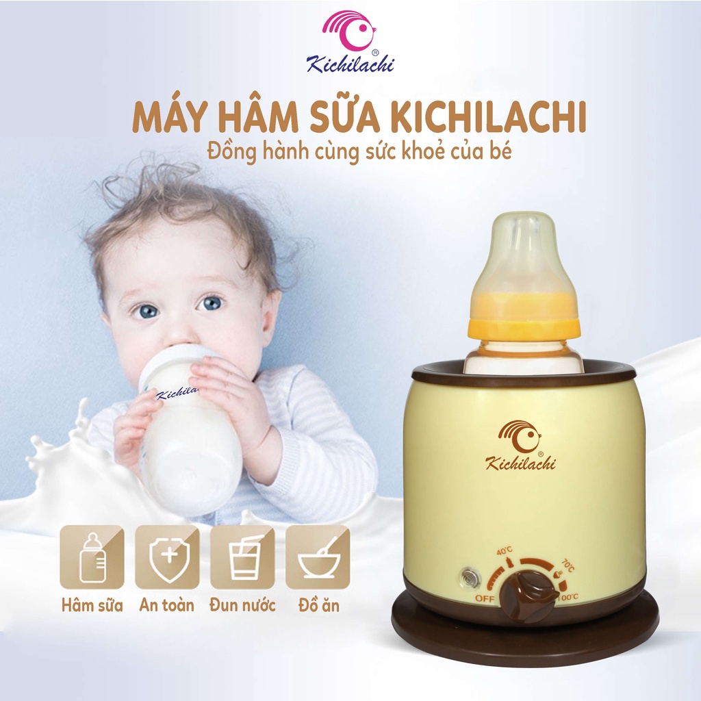 Máy hâm sữa, tiệt trùng bình sữa Kichilachi 3 chức năng