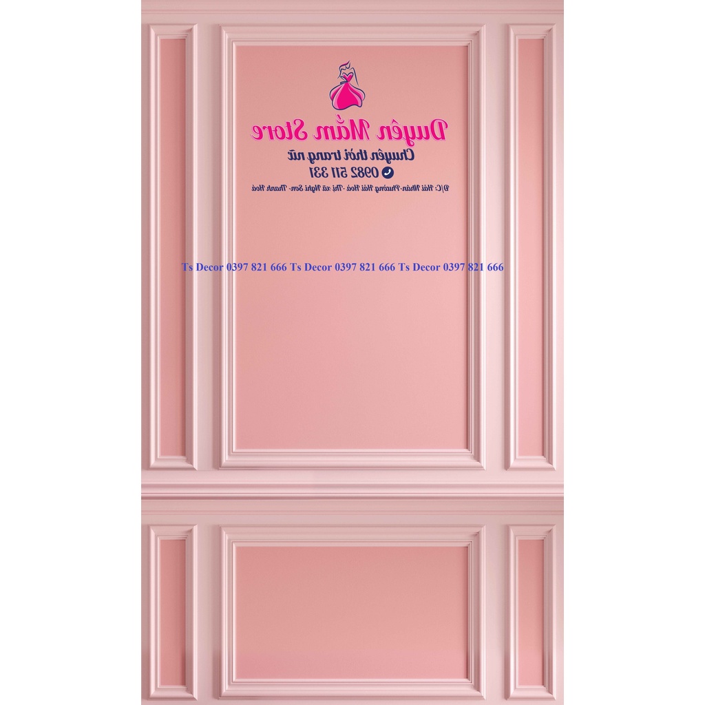 Phông Nền Chụp Ảnh Livestream 3D 5D Màu Hồng Hot Trend Kute-Miễn Phí Chèn Logo và Chữ