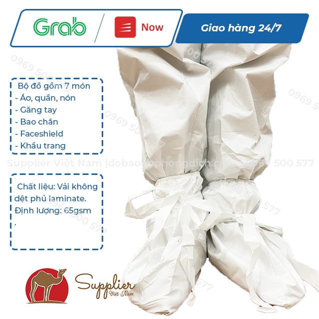 BỘ ĐỒ BẢO HỘ CHUẨN Y TẾ PHÒNG DỊCH CẤP ĐỘ 3 - PHỦ LAMINATE LEVEL 3