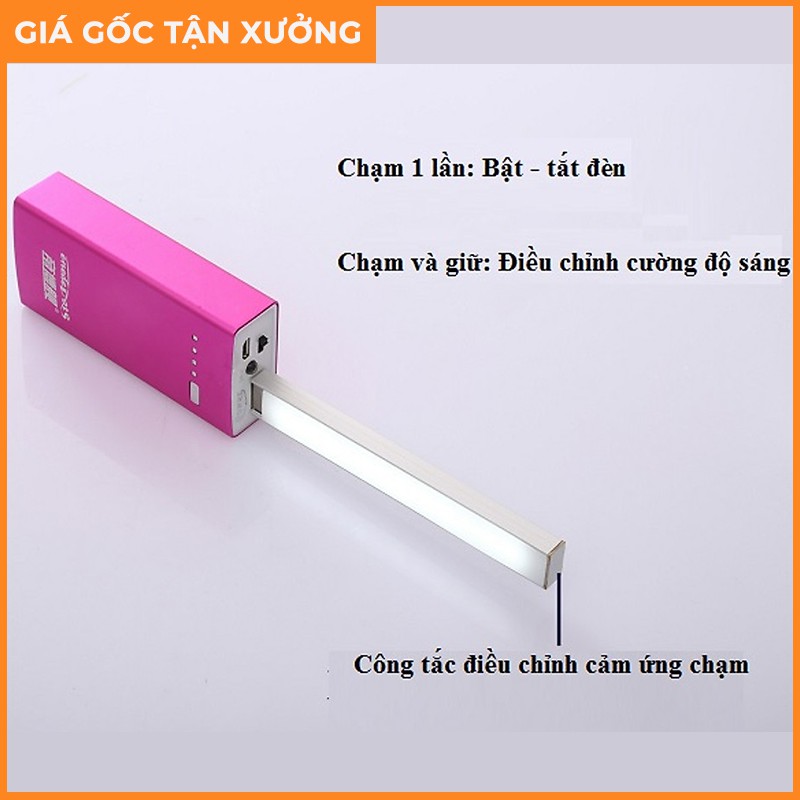 Đèn 12 led cảm ứng chạm cắm USB❤️FREE SHIP❤️Làm bằng kim nhôm giúp tản nhiệt, Giúp chống lóa mắt tốt