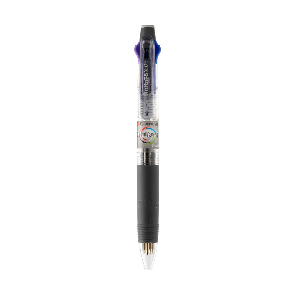 Bút bi 5 màu M&G APB80572, hàng chất lượng ko gai tắc mực