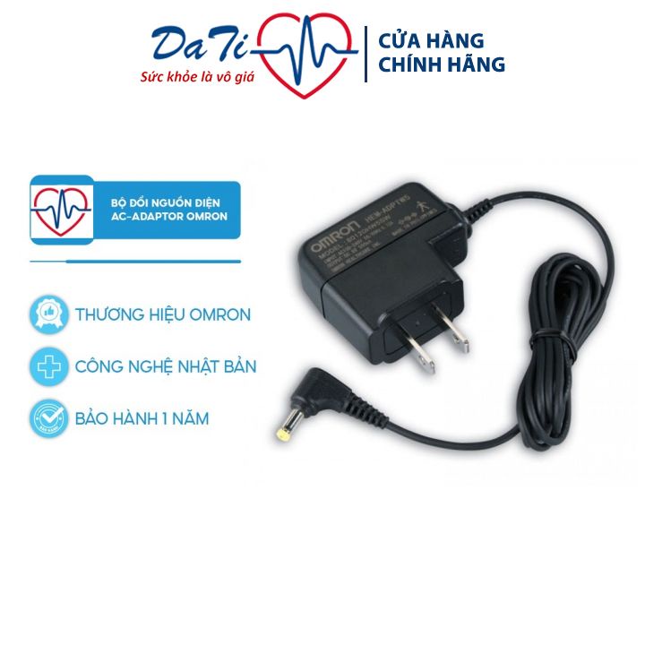 Bộ Đổi Nguồn Điện Ac-Adaptor OMRON Dùng Cho Máy Đo Huyết Áp Bắp Tay Hàng Chính Hãng - DATI_MEDICAL