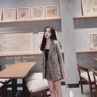 Set vest kèm quần
