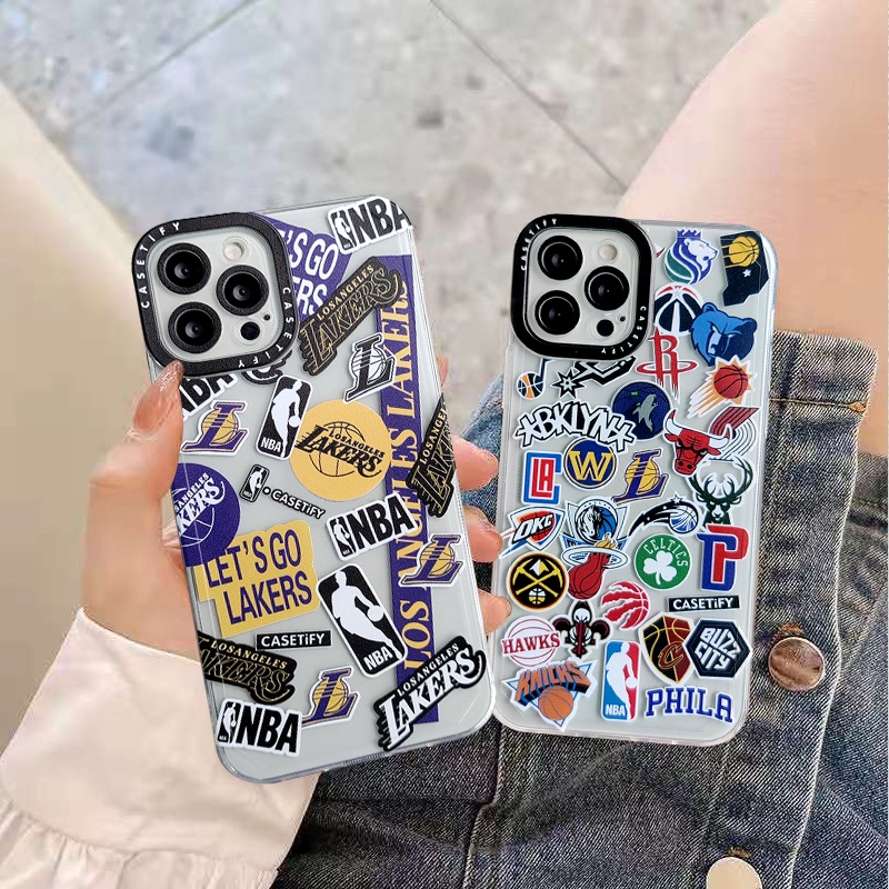Ốp điện thoại Lakers NBA thích hợp cho iPhone 6 6s 7 8 Plus 11 13 12 Pro Max XR X XS Max SE 2020