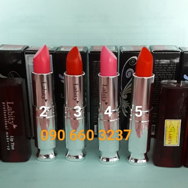 Son Hàn Quốc Labity mẫu MỚI vuông đen sản xuất 100%