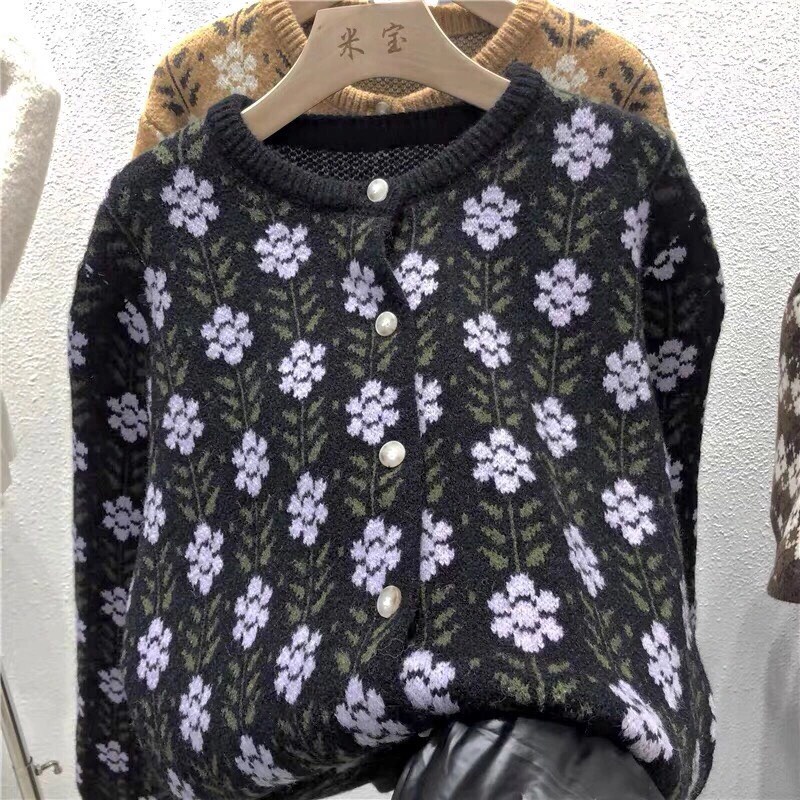 Áo khoác len Cardigan vintage