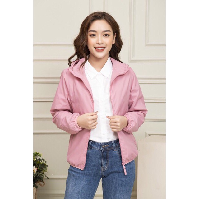 [Áo sịn ] Áo Gió Nữ 2 Lớp Lót Lưới Cực Đẹp- Có túi chống trộm trong áo- htcbikini