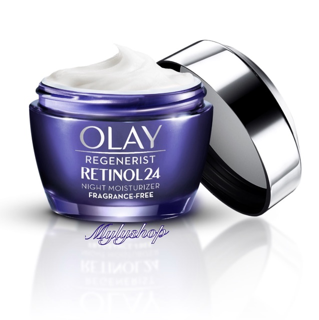 Combo Serum 2 món Olay Regenerrist retionol 24 (40ml) &amp; kem Olay Regenerist night Retinol 24 (48g)