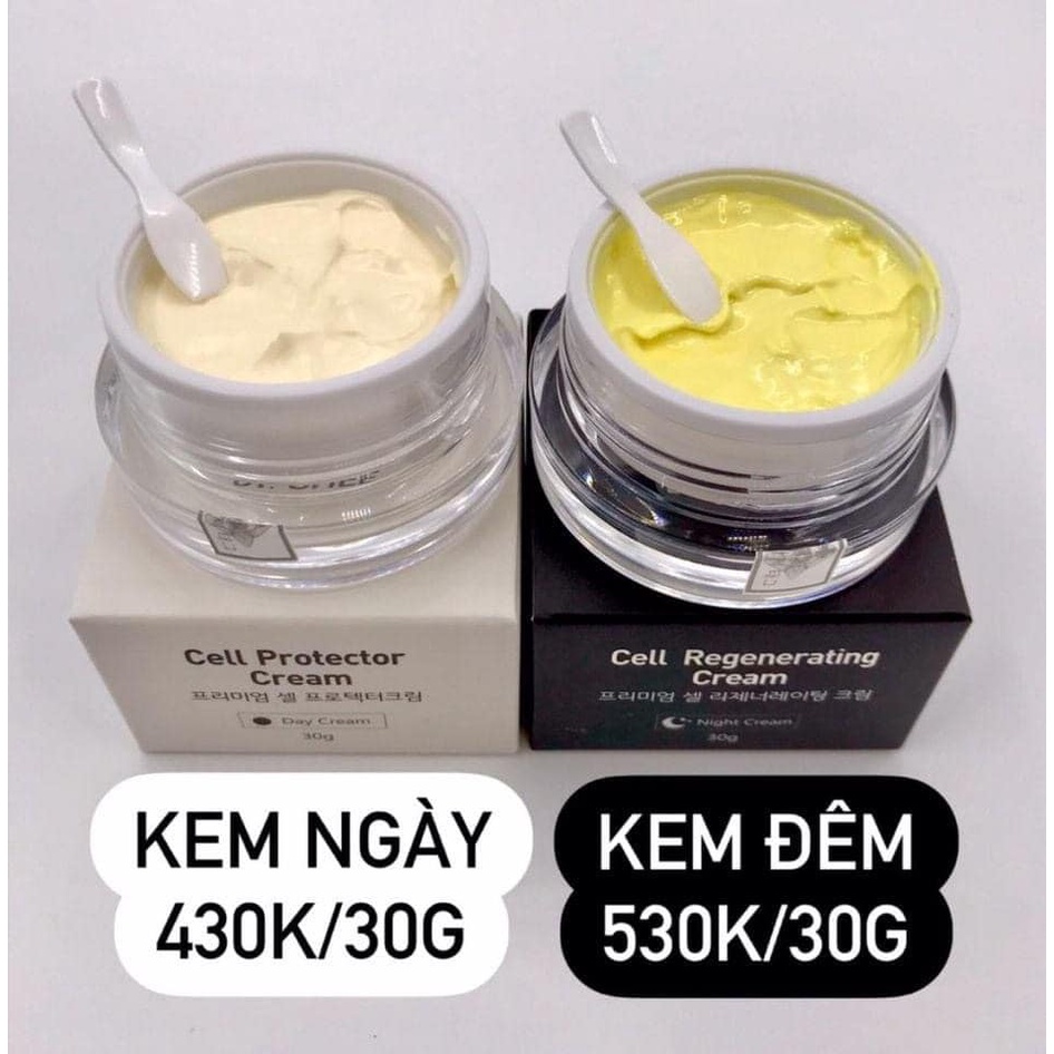 Combo Kem Trắng Da Ngày Và Đêm Dr Shee, Face Ngày và Đêm DrShee