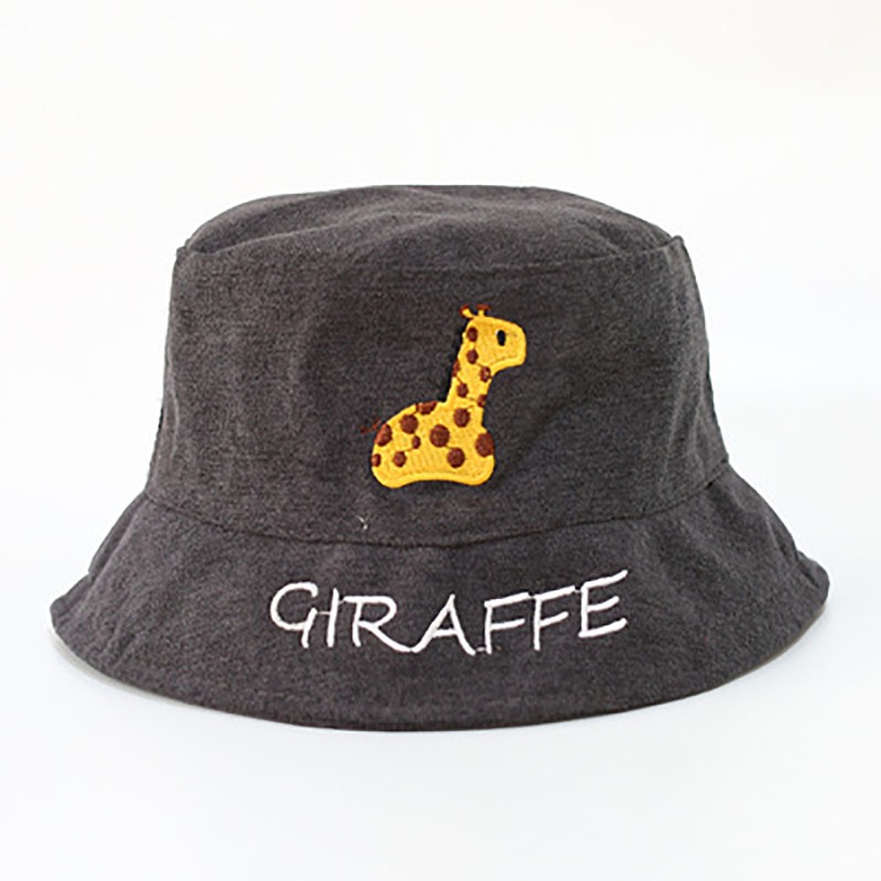 Nón Bucket Chất Liệu Cotton Mềm In Chữ Thời Trang Xuân Hè Cho Bé