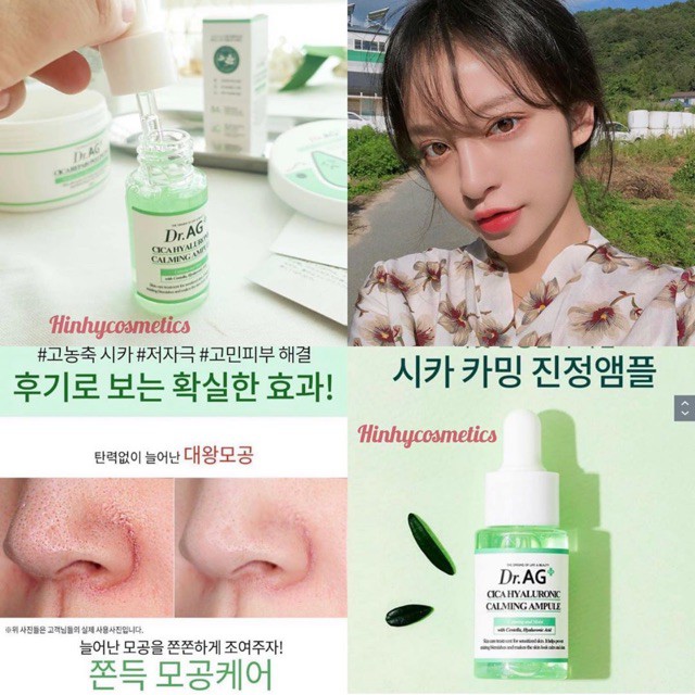 [ CÓ SẴN ] Tinh Chất DR.AG+ Cica Hyaluronic Calming Ampule | WebRaoVat - webraovat.net.vn