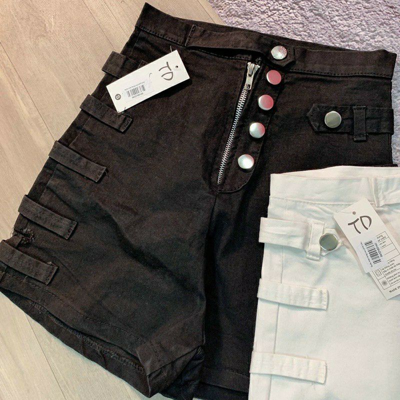 QUẦN KAKI LƯNG CAO NÚT HỞ BÊN SÉC XI