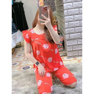 bộ lửng mặc nhà chất lụa hàn
