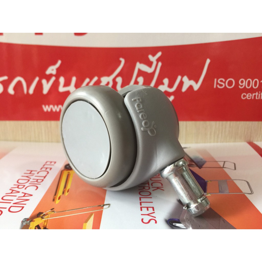 Bộ 5 Bánh xe ghế xoay văn phòng - Di chuyển đa mặt sàn - Cọc Grip Ring Happy Move Thái Lan (Bộ 5 bánh-màu xám) | BigBuy360 - bigbuy360.vn