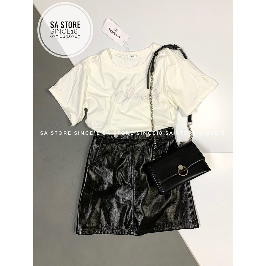 ÁO THUN , ÁO PHÔNG DÁNG RỘNG FREESIZE THÊU TAY CHỮ - ÁO PULL