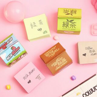 Giấy nhớ hình hộp sữa