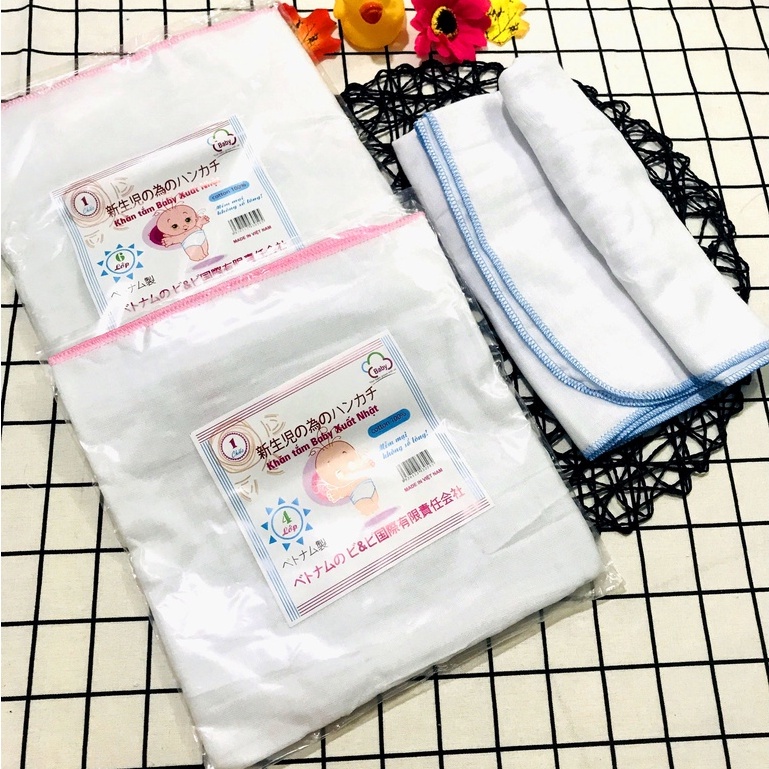 Khăn tắm xô 4 lớp,6 lớp cho bé